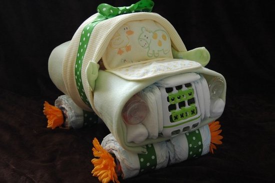 Diaper Cake Car
