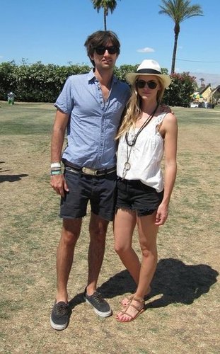 Between his shades and her hat, this pair sets the bar high for festival style.
Between his shades and her hat, this pair sets the bar high for festival style.