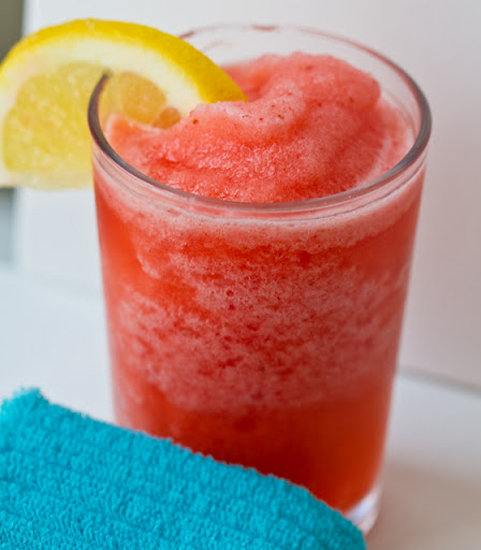 Say goodbye to calorie-laden strawberry margaritas, and give a big hello to this sweet and tart frosted strawberry lemonade — easy to blend and vegan-approved!
Say goodbye to calorie-laden strawberry margaritas, and give a big hello to this sweet and tart frosted strawberry lemonade — easy to blend and vegan-approved!