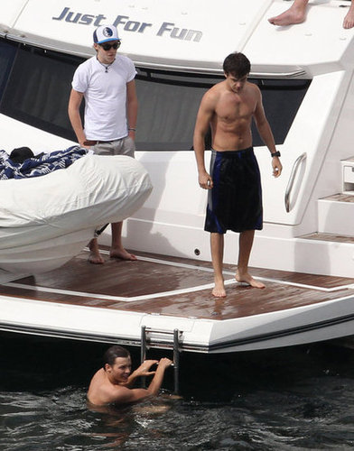 One Direction Celebrates SNL Success With a Shirtless Swim One Direction Celebrates SNL Success With a Shirtless Swim
