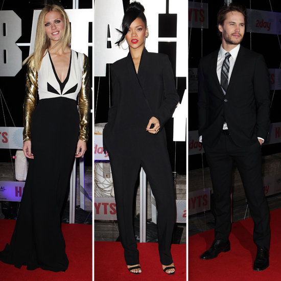 Brooklyn and Rihanna Premiere Battleship Down Under Brooklyn and Rihanna Premiere Battleship Down Under