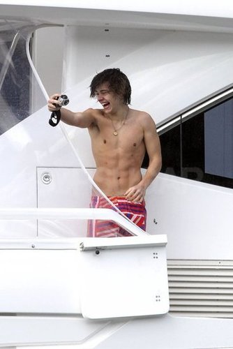One Direction Celebrates SNL Success With a Shirtless Swim One Direction Celebrates SNL Success With a Shirtless Swim