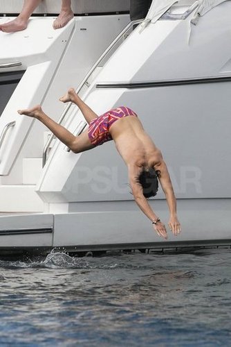 One Direction Celebrates SNL Success With a Shirtless Swim One Direction Celebrates SNL Success With a Shirtless Swim