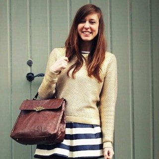 Gold Sweater Street Style