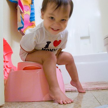 Potty Training Pictures Posted on Facebook