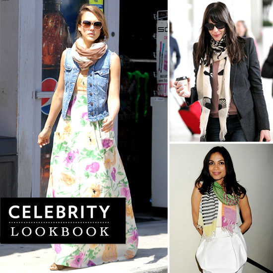 Celebrities Wearing Scarves