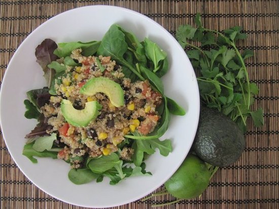 Southwestern Quinoa Salad with Lime Cilantro Vinaigrette Southwestern Quinoa Salad with Lime Cilantro Vinaigrette
