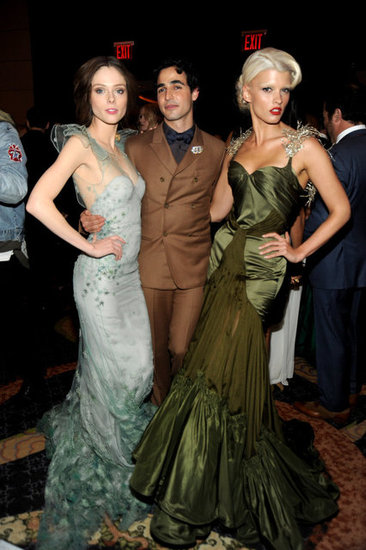 Coco Rocha, Zac Posen, and Crystal Renn
