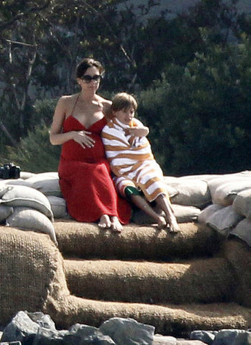 Victoria Beckham hung out on the beach in Malibu, CA, with Romeo just before giving birth to baby Harper in the Summer of 2011.
Victoria Beckham hung out on the beach in Malibu, CA, with Romeo just before giving birth to baby Harper in the Summer of 2011.
