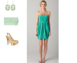 Wedding dress look