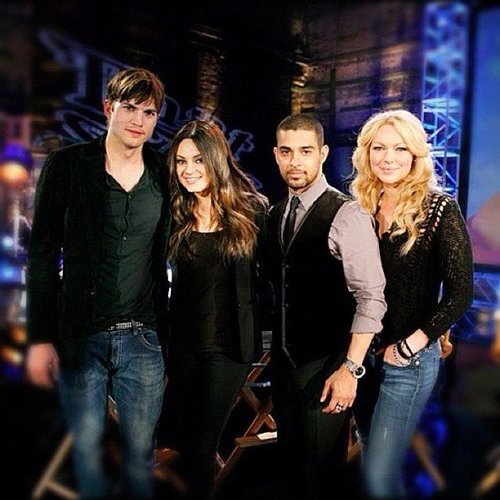 Wilmer Valderrama shared a photo of his reunion with That '70s Show castmates Ashton Kutcher, Mila Kunis, and Laura Prepon in April.
Source: Instagram User wilmervalderrama
Wilmer Valderrama shared a photo of his reunion with That '70s Show castmates Ashton Kutcher, Mila Kunis, and Laura Prepon in April.
Source: Instagram User wilmervalderrama