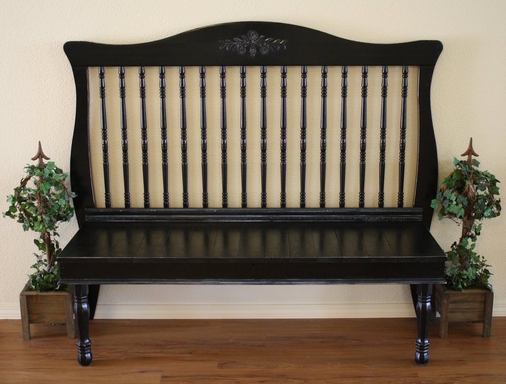 Upcycle Your Crib Into an Antique-esque Bench Upcycle Your Crib Into an Antique-esque Bench