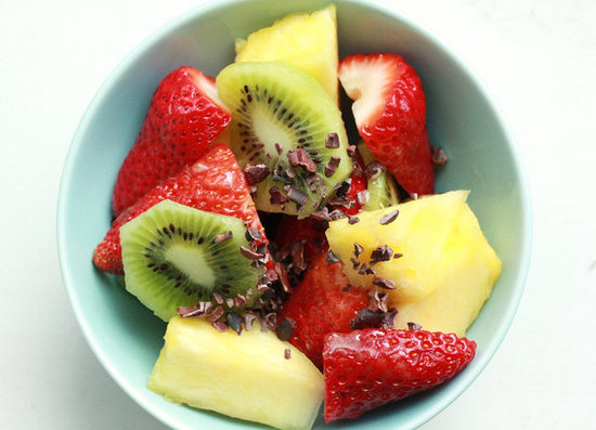 Fruit Salad With Cacao Nibs Fruit Salad With Cacao Nibs