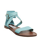 little blue sandals
