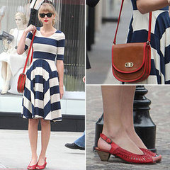 Celeb Style: Taylor Swift Shows Off the Sweetest Nautical Stripes Celeb Style: Taylor Swift Shows Off the Sweetest Nautical Stripes