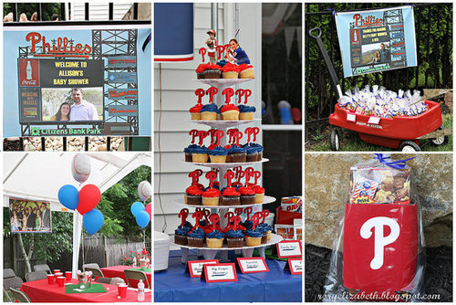 A Philadelphia Phillies-Themed Shower A Philadelphia Phillies-Themed Shower