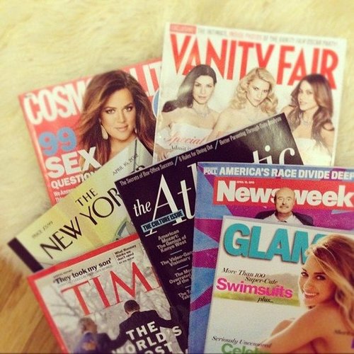 I like to save up my mags for lazy weekends!
I like to save up my mags for lazy weekends!