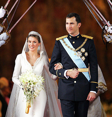 Crown Prince Felipe of Asturias and Letizia Ortiz Rocasolano