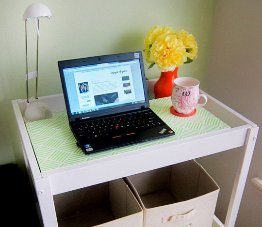 Upcycle Your Changing Table Into a Minidesk Upcycle Your Changing Table Into a Minidesk
