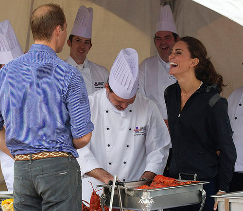 Looks like they got a little wet on the lake — still wearing athletic clothing, they found respite with a crew of chefs during their North America tour.
Looks like they got a little wet on the lake — still wearing athletic clothing, they found respite with a crew of chefs during their North America tour.