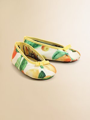 D&G Junior Infant's Print Ballet Flats ($150)