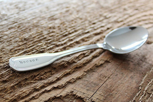 2 Sisters Handcrafted Personalized Baby Spoon 2 Sisters Handcrafted Personalized Baby Spoon