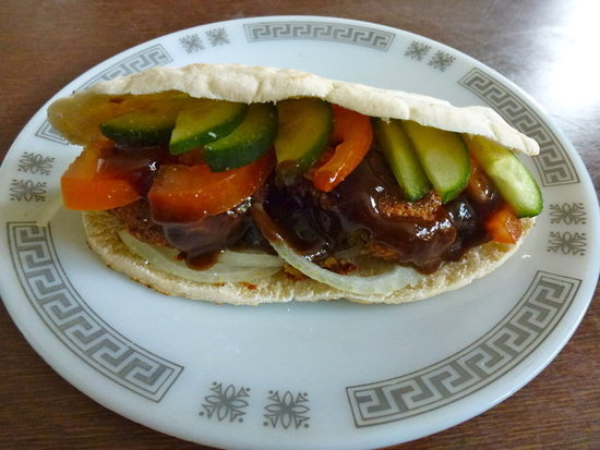Falafel Sandwich by Zesty Baking Falafel Sandwich by Zesty Baking