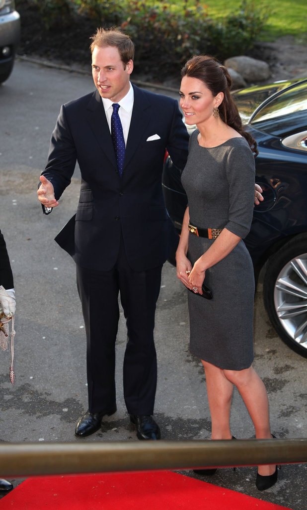 Prince William and Kate kept close on their way into a 2012 royal appearance at the Imperial War Museum in London.
Prince William and Kate kept close on their way into a 2012 royal appearance at the Imperial War Museum in London.