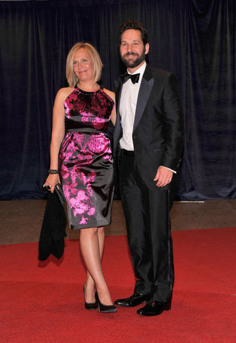 Paul Rudd and his wife walked the red carpet.
Paul Rudd and his wife walked the red carpet.