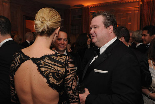 Charlize Theron and Eric Stonestreet chatted at the event.
Charlize Theron and Eric Stonestreet chatted at the event.