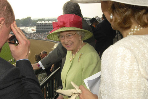 The queen visited Churchill Downs for the 133rd Kentucky Derby in 2007.
The queen visited Churchill Downs for the 133rd Kentucky Derby in 2007.
