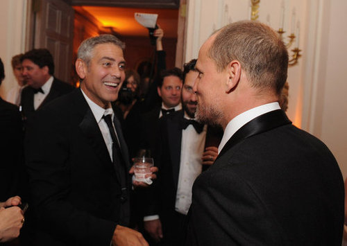 George Clooney was all smiles at the event.
George Clooney was all smiles at the event.