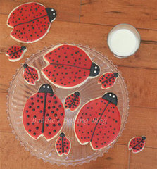 Ladybug Sugar Cookies, For Mother’s Day