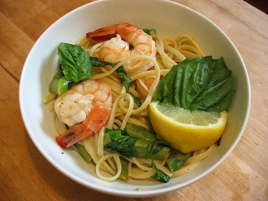 Linguine With Shrimp and Asparagus Linguine With Shrimp and Asparagus