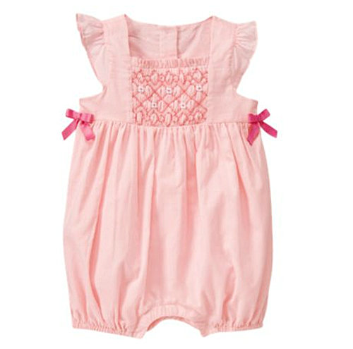 Janie and Jack Hand-Embroidered Smocked Bubble ($34) Janie and Jack Hand-Embroidered Smocked Bubble ($34)