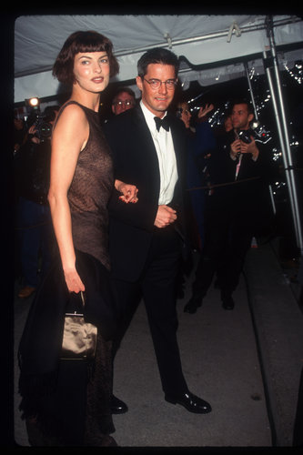 Linda Evangelista and Kyle MacLachlan — 1996 Linda Evangelista and Kyle MacLachlan — 1996