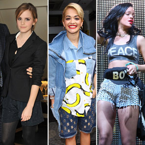 Emma Watson, Rita Ora, Rihanna in Embellished Shorts Trend