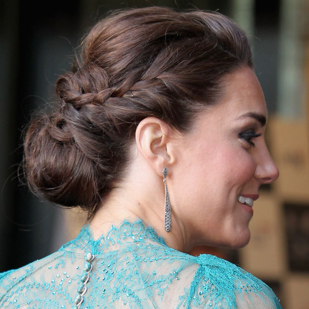 See Kate Middleton's Pretty Braided Up 'Do From All Angles See Kate Middleton's Pretty Braided Up 'Do From All Angles