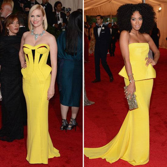 Met Gala Yellow Gowns 2012 Met Gala Yellow Gowns 2012