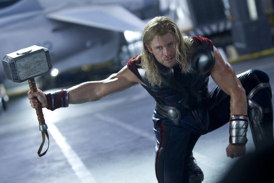 Chris Hemsworth as Thor in The Avengers.
Photo courtesy of Disney
Chris Hemsworth as Thor in The Avengers.
Photo courtesy of Disney