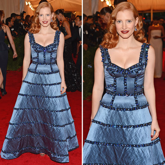 Jessica Chastain at Met Gala 2012