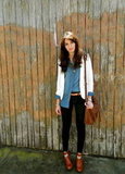 Black , White, and Denim