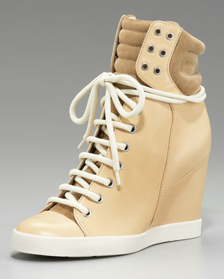 See by Chloe High-Top Wedge Sneaker ($375)
See by Chloe High-Top Wedge Sneaker ($375)