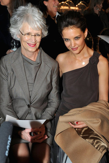 Katie Holmes and her mother Kathleen took in the Max Mara runway show together during Milan Fashion Week in 2011.
Katie Holmes and her mother Kathleen took in the Max Mara runway show together during Milan Fashion Week in 2011.