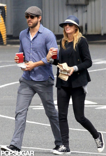 Ryan Reynolds and Blake Lively headed out on the water. Ryan Reynolds and Blake Lively headed out on the water.