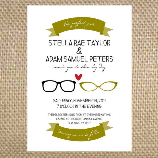 Perfect Pair of Glasses Invitations ($4) Perfect Pair of Glasses Invitations ($4)