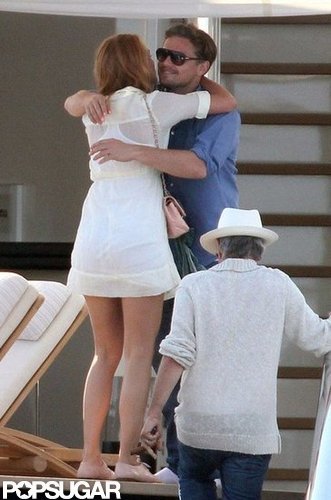 Blake Lively and Leonardo DiCaprio met up on Steven Spielberg's yacht in Monte Carlo in May 2011.
Blake Lively and Leonardo DiCaprio met up on Steven Spielberg's yacht in Monte Carlo in May 2011.