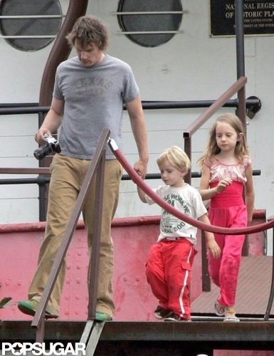 Ethan Hawke took his kids Maya and Levon on a water taxi in NYC in the Summer of 2005.
Ethan Hawke took his kids Maya and Levon on a water taxi in NYC in the Summer of 2005.