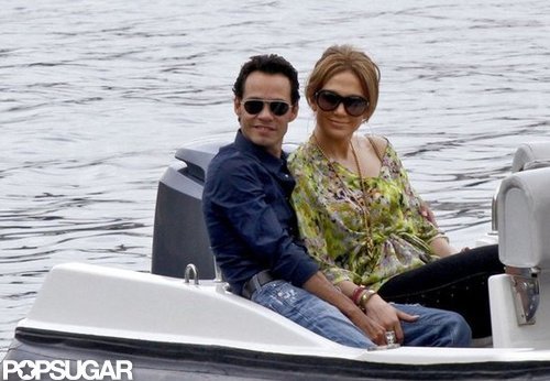 Jennifer Lopez and Marc Anthony cuddled up in the back of a boat during a November 2010 trip to Nice.
Jennifer Lopez and Marc Anthony cuddled up in the back of a boat during a November 2010 trip to Nice.