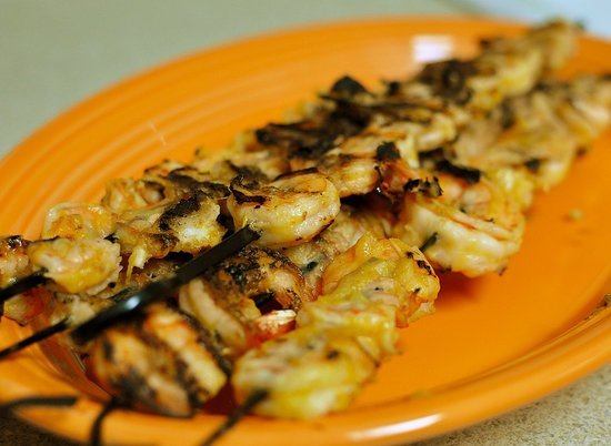 Mango Shrimp Skewers Mango Shrimp Skewers